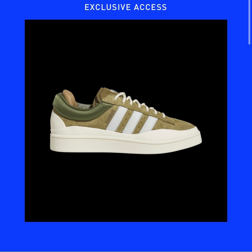 BAD BUNNY X ADIDAS CAMPUS WILD MOSS - size 8